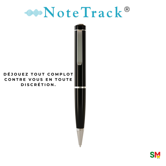 NoteTrack® - Stylo Enregistreur Vocal Activé par Voix
