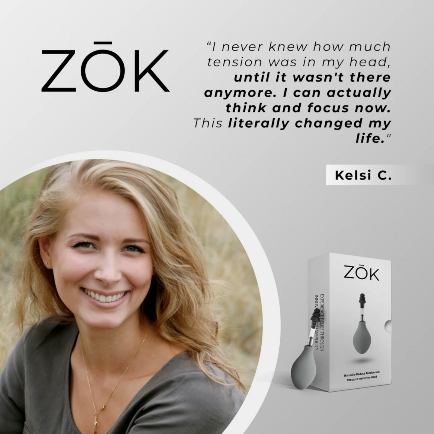 ZŌK - Naturally Reduce Pressure and Tension Inside the Head