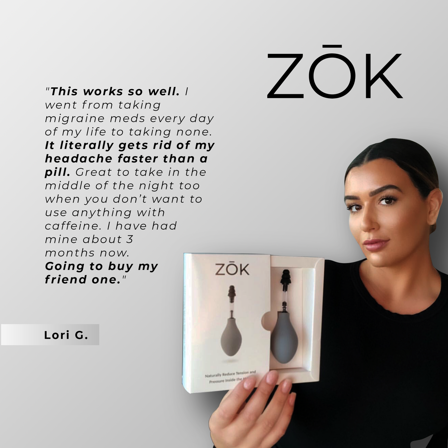 ZŌK - Naturally Reduce Pressure and Tension Inside the Head