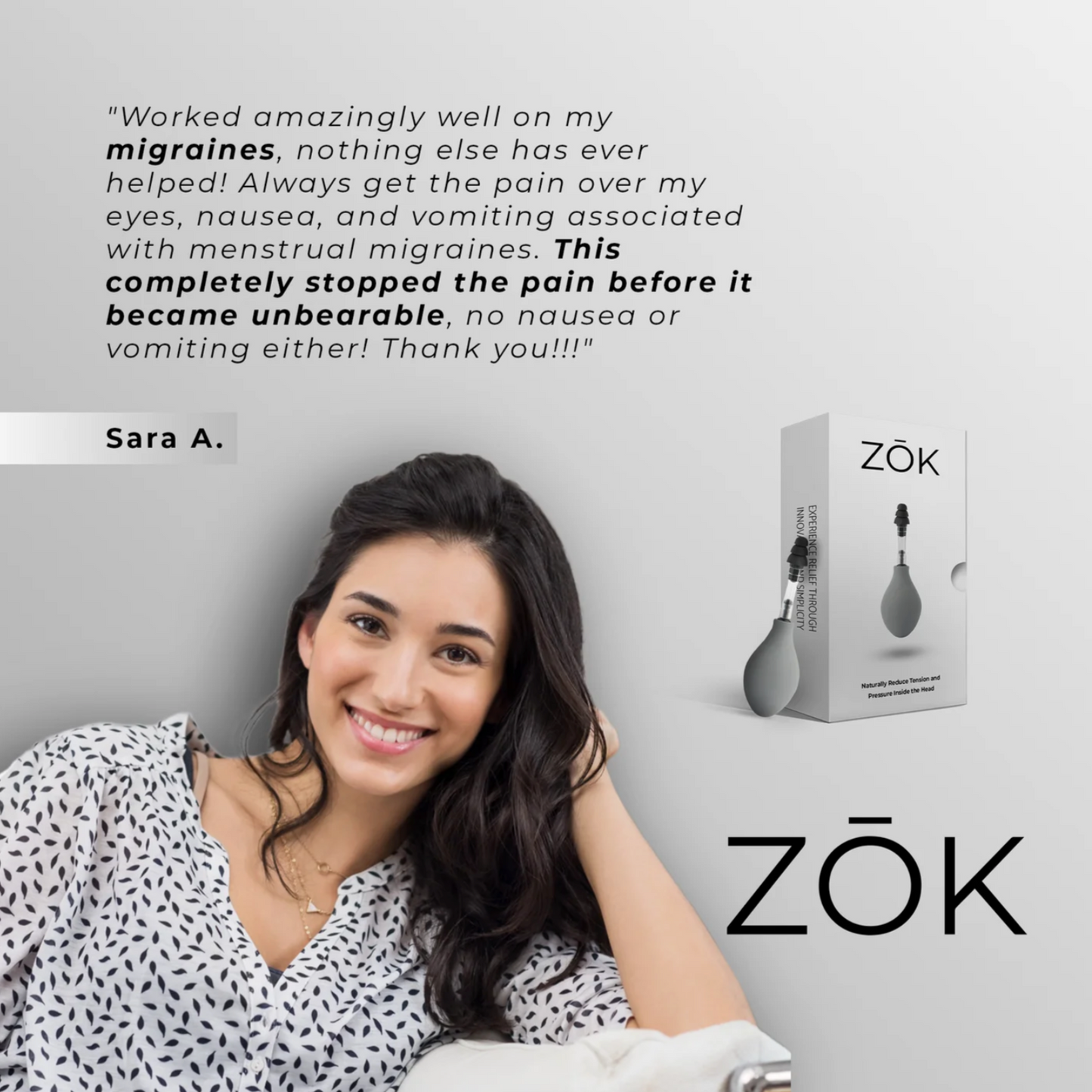 ZŌK - Naturally Reduce Pressure and Tension Inside the Head